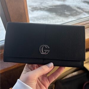 GUCCI GG Marmont Leather Long Bifold Wallet